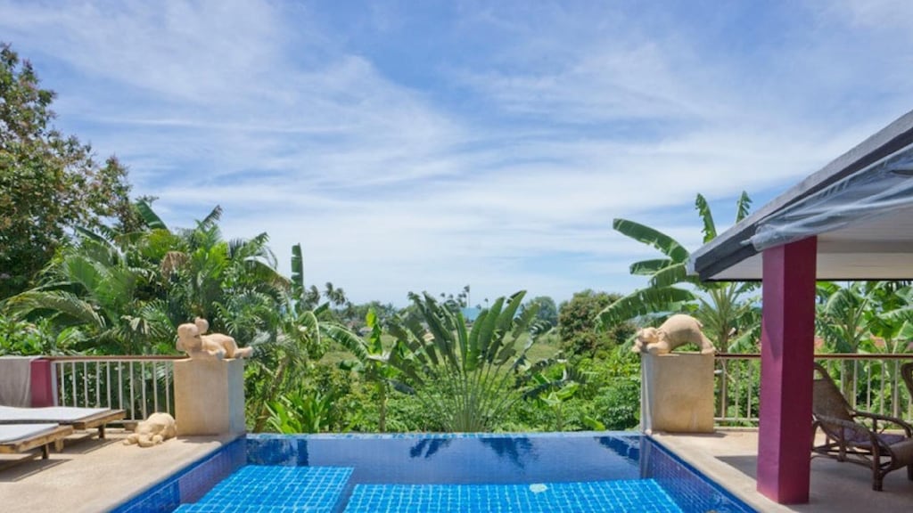Khanom Station 549 — pool with tropical view